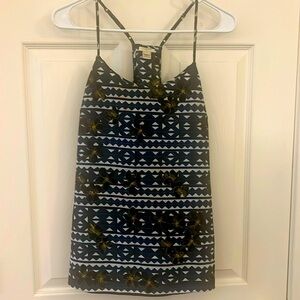 J.Crew Floral Abstract Tank Top.